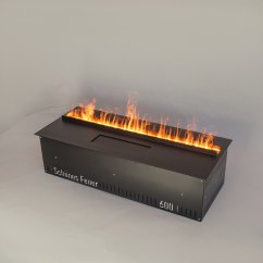 Электрический паровой очаг Schones Feuer 3D FireLine 600 черный