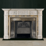 Биокамин в мраморном портале Firezo Capriccio di Mare, стандарт фото 1
