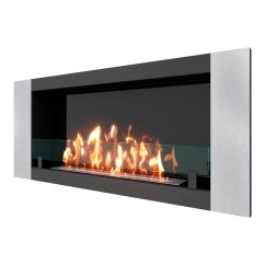 Биокамин встраиваемый SteelHeat LONG-V 900