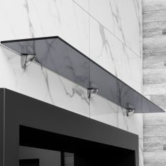 Стеклянная полка для биокамина Gray 1000