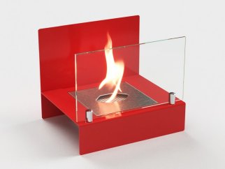 Биокамин настольный Lux Fire "Афиша" М (красный)