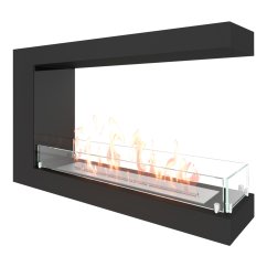 Биокамин торцевой SteelHeat LONG 800